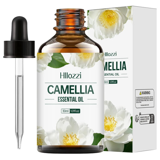 Camellia Oil Essential - Pure Natural Moisturizer for Face & Hair, Hydrating, Non - Greasy Multifunctional essential oil for all