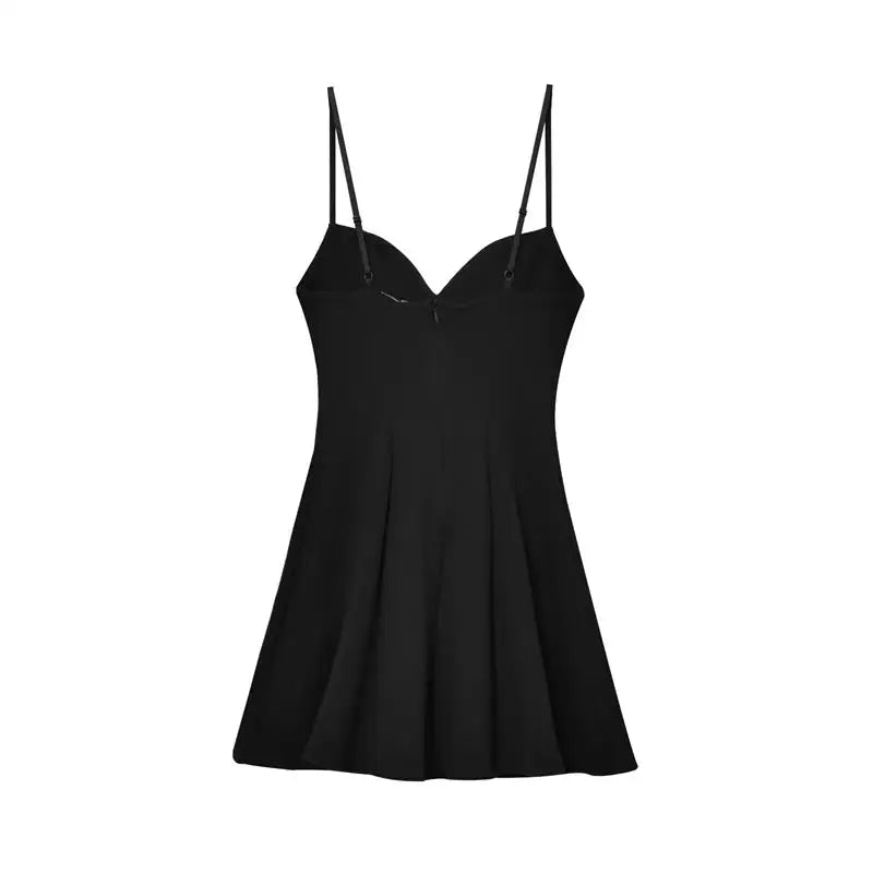 Dresses Summer Women's 2025 New Chic Slim Tube Top Elegant Mini Camisole Women's Dress Street Fashion Youth Holiday Dress