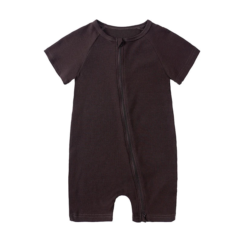 2025 Autumn Newborn Baby Boy Romper Thicken Bamboo Infant Clothes Long Sleeve Ribbed Bodysuit Kid Girl Jumpsuit Sleeper Pajamas