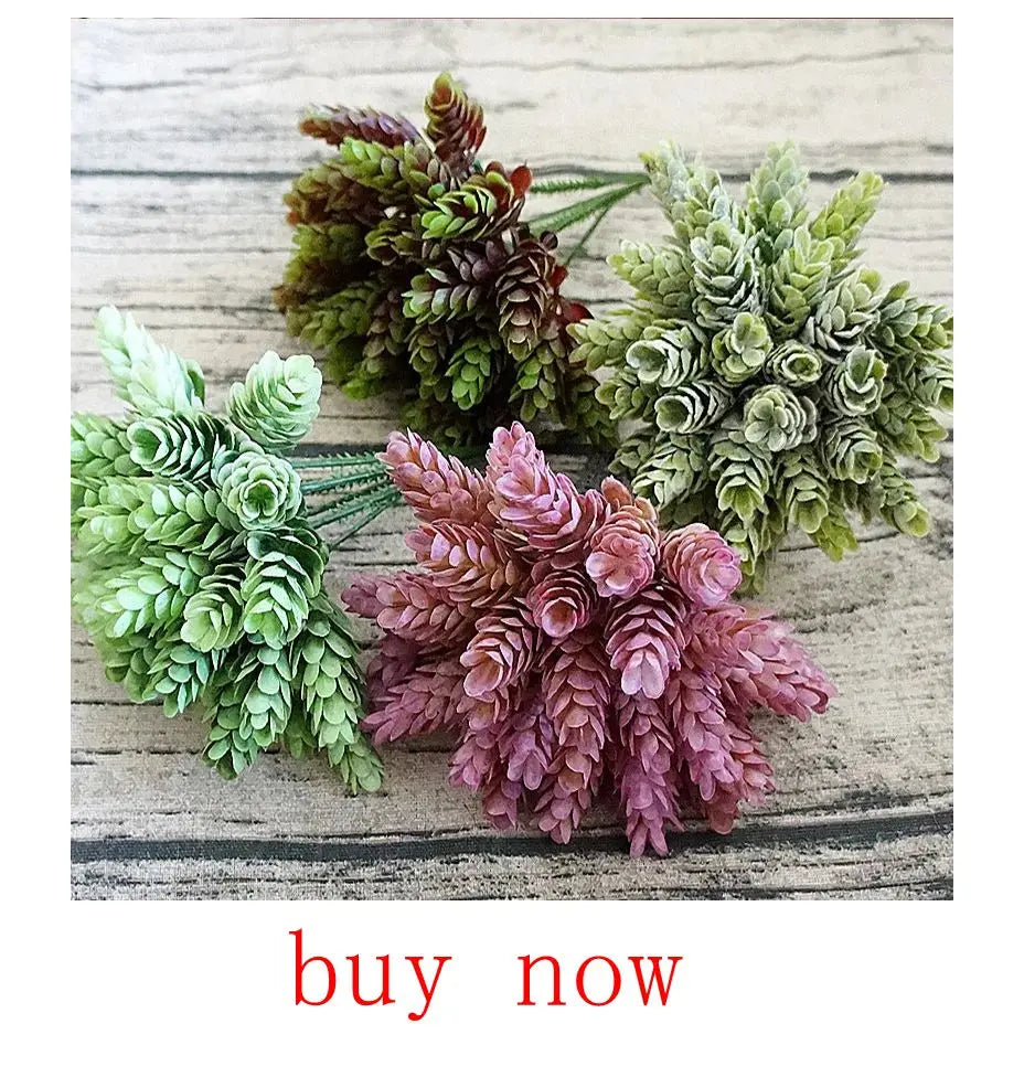 10/20/50pcs Artificial Eucalyptus Leaves Wholesale Fake Plants Vase Home table Party Wedding Decoration Outdoor Garden Christmas