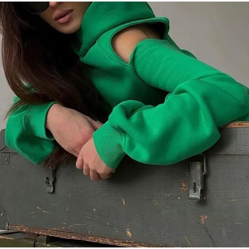 2024 Winter Two Piece Sets Women Tracksuit Oversized Suit Trouser Suits Female Sweatshirt Solid Sports Hoodie Sportswear Autumn