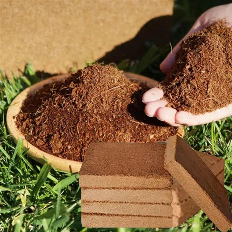 A68P-Organic Coconut Fiber For Plants, Organic Coconut Bricks, Natural Organic Compressed Coconut