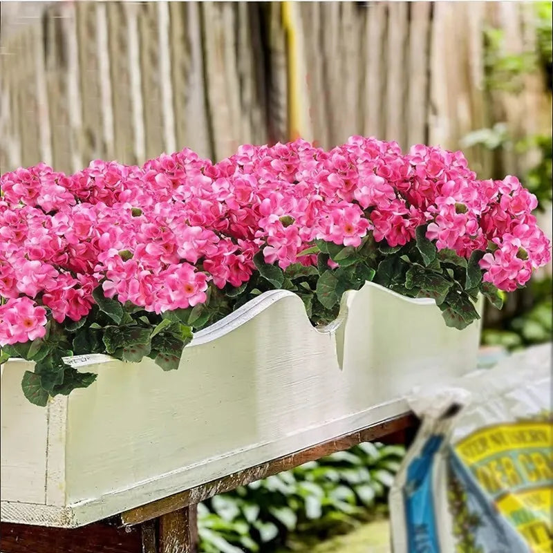 1Pc Begonia Flowers For Home Floral Arrangement Decor DIY Christmas Wreath Vase Wedding Road Citation Supplies Artificial Plants