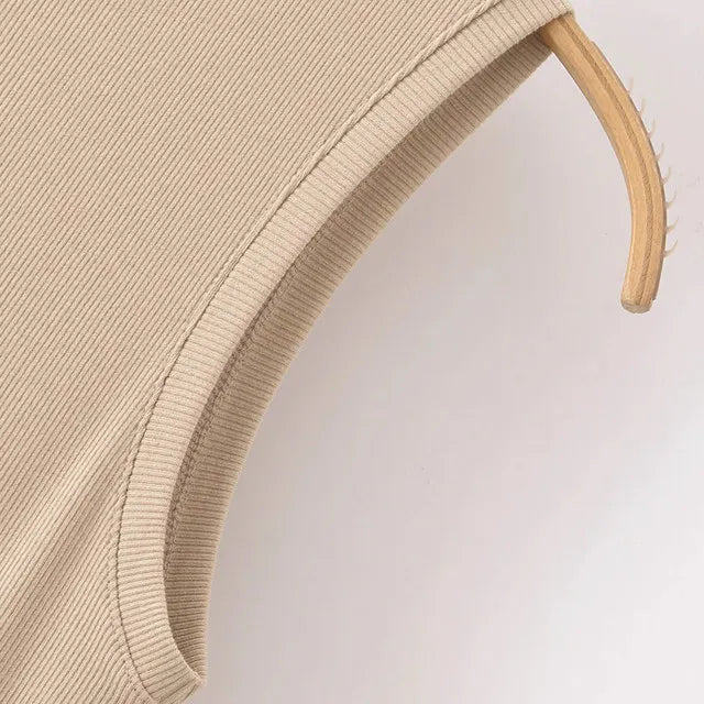 Khaki Elegant Long Dresses 2025 Women's Spring Sleeveless Black Dresses Fashion Casual Party Y2k Dress Vestidos For Female