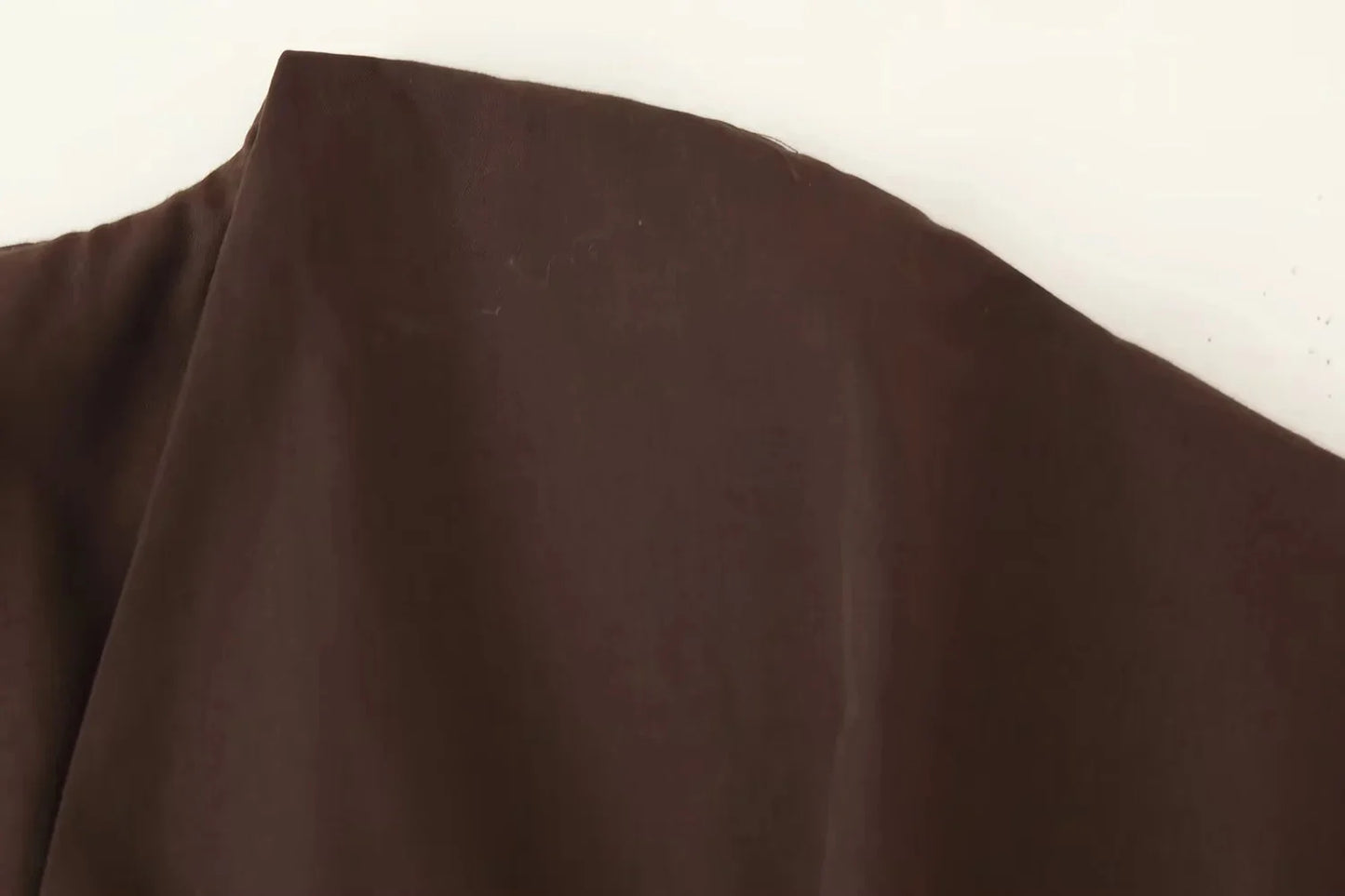 TRAFZA 2025 Spring Summer Vintage Women Dresses Fashion Single Breasted Sashes Draped V Neck Sleeveless Solid Ladies Dresses